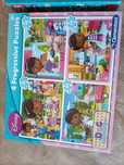 Dra brinquedos puzzles e jogo da memória