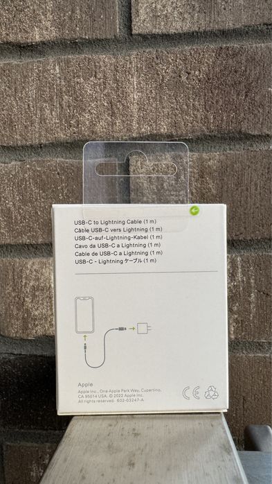 Kabel Ligthning USB -C 1 M White