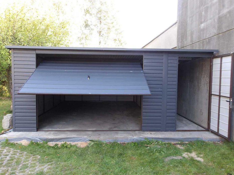 Garaż Premium 4x6 grafit 7016 drewnopodobny! Dostawa cały kraj!