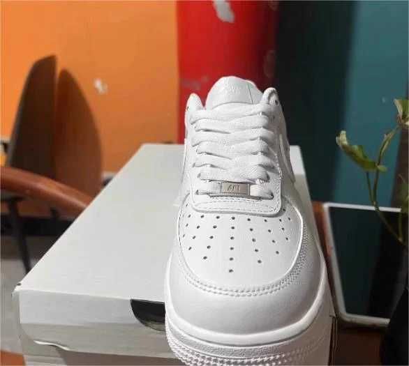 Nowe Nike Air Force 1 Low '07 Białe eu 37.5 EU/23.5 CM