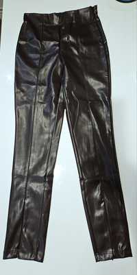 Spodnie damskie skórzane XS/34