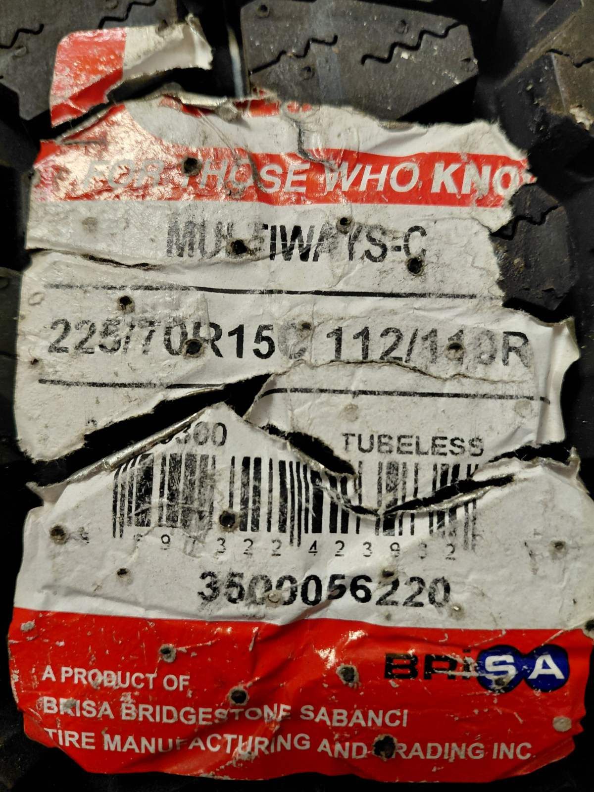 Продам LASSA MULTIWAYS 225/70 R15C