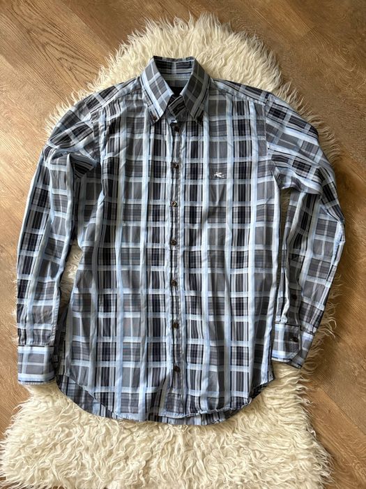 Elegancka męska koszula Etro Milano 38 bawełna sto procent