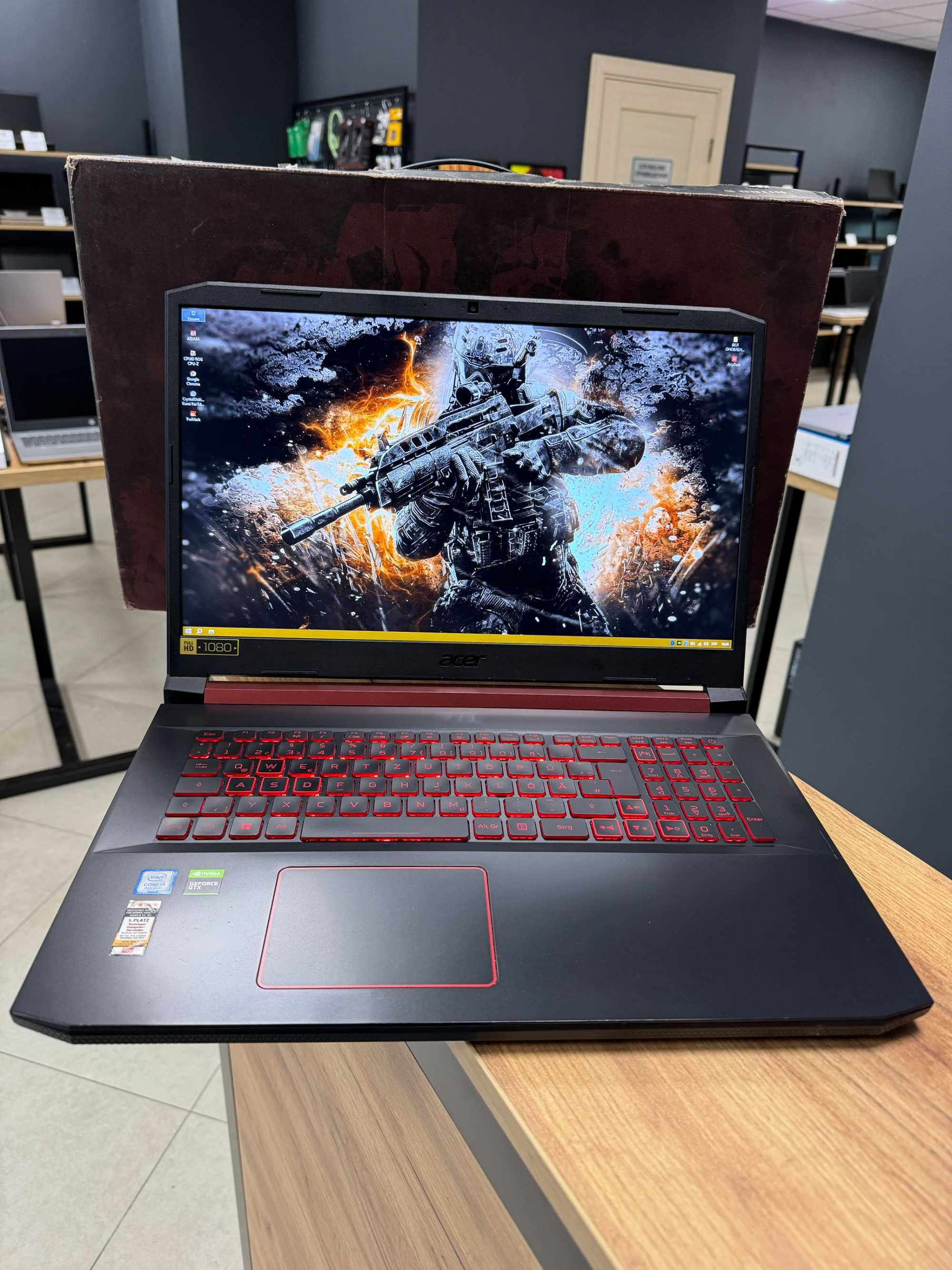 Ігровий Acer Nitro 5 - 17.3/i5 9300/GTX 1660Ti 6 GB/16 GB/512 NVME/FHD