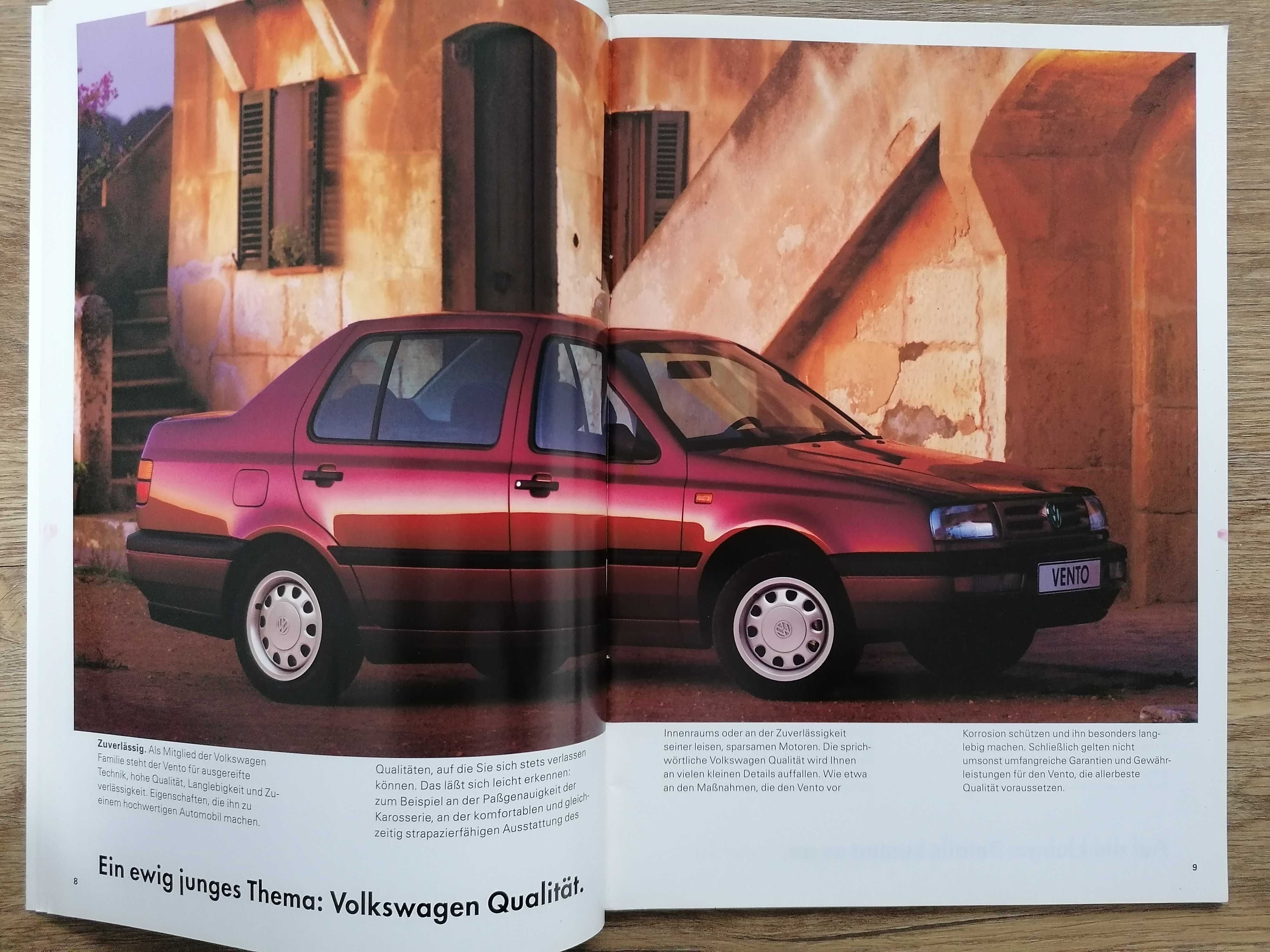 Prospekt VW Vento CL GL GT GTD VR6