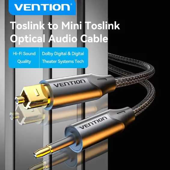 3,5 mm cyfrowy optyczny kabel audio Toslink SPDIF Blu-ray Xbox 360 PS4
