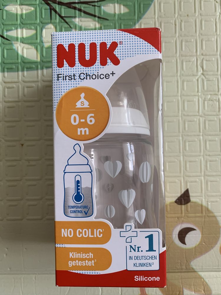 Бутилочка пляшечка nuk для годування