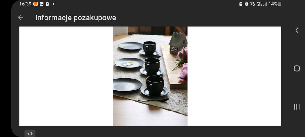 ZESTAW serwis czarny KAWOWY BLACK 18el. - ceramika

--- CERAMIKA ---