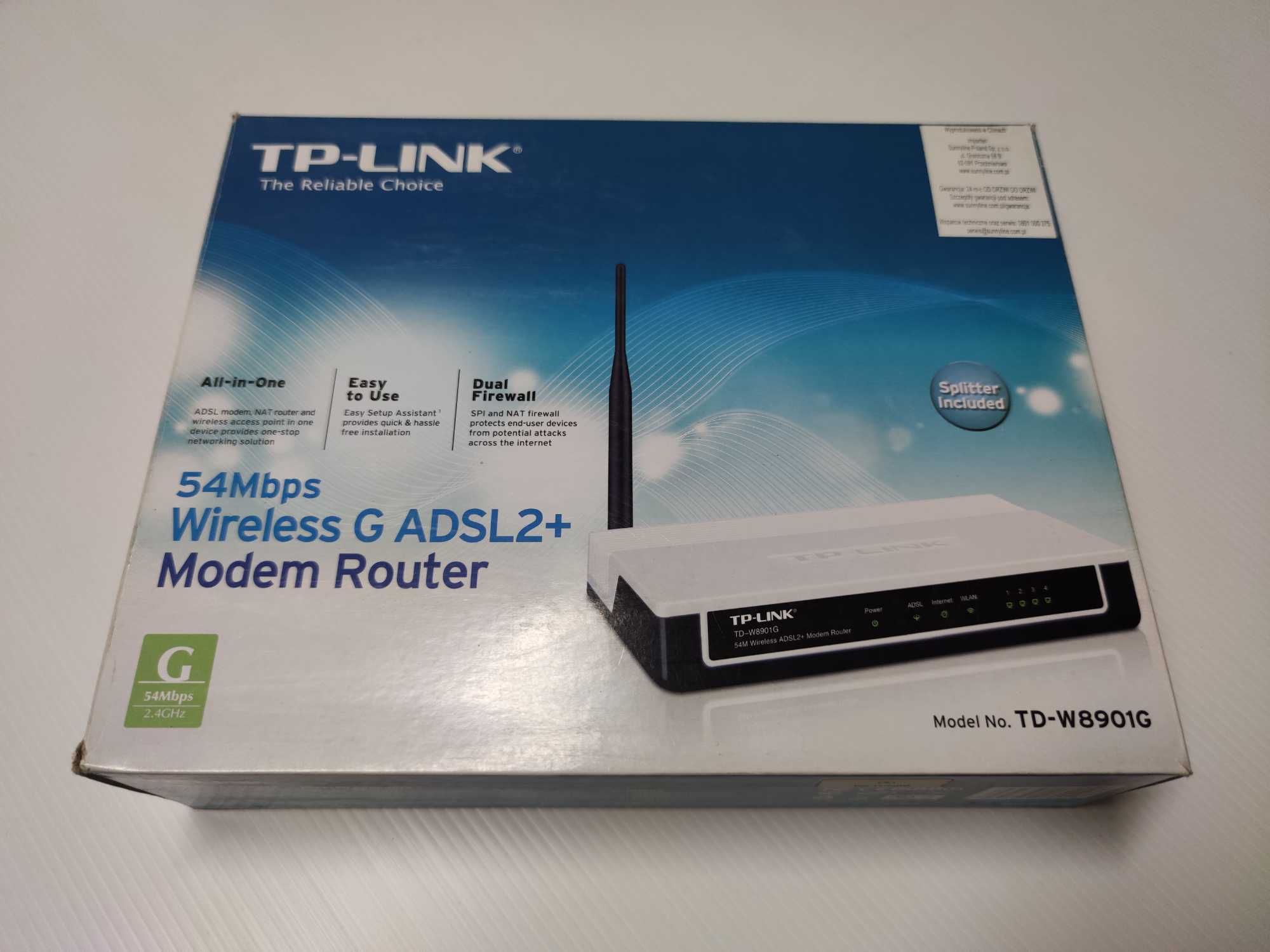 Router Modem Wi-Fi TP-Link TD-W8901G