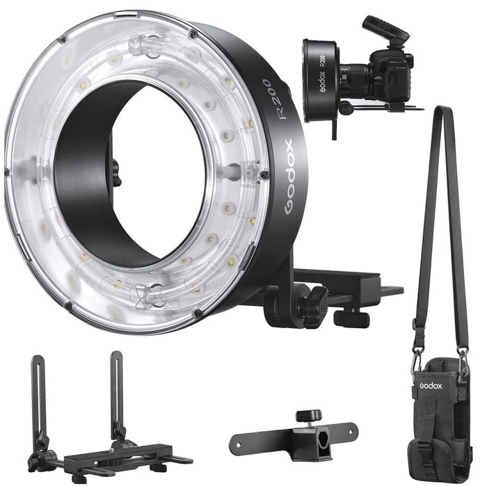 Godox R200 Głowica Pierścieniowa 200W do AD200/AD200Pro Lampa Błyskowa
