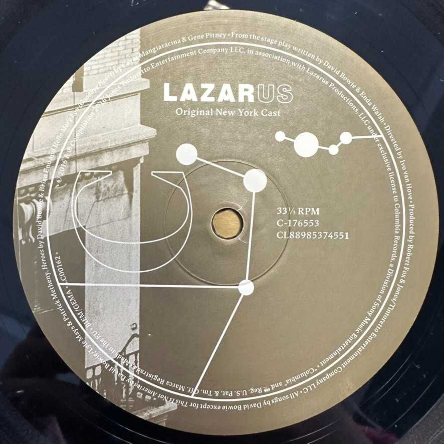 Lazarus - Soundtrack (Vinyl, 2016, Europe)