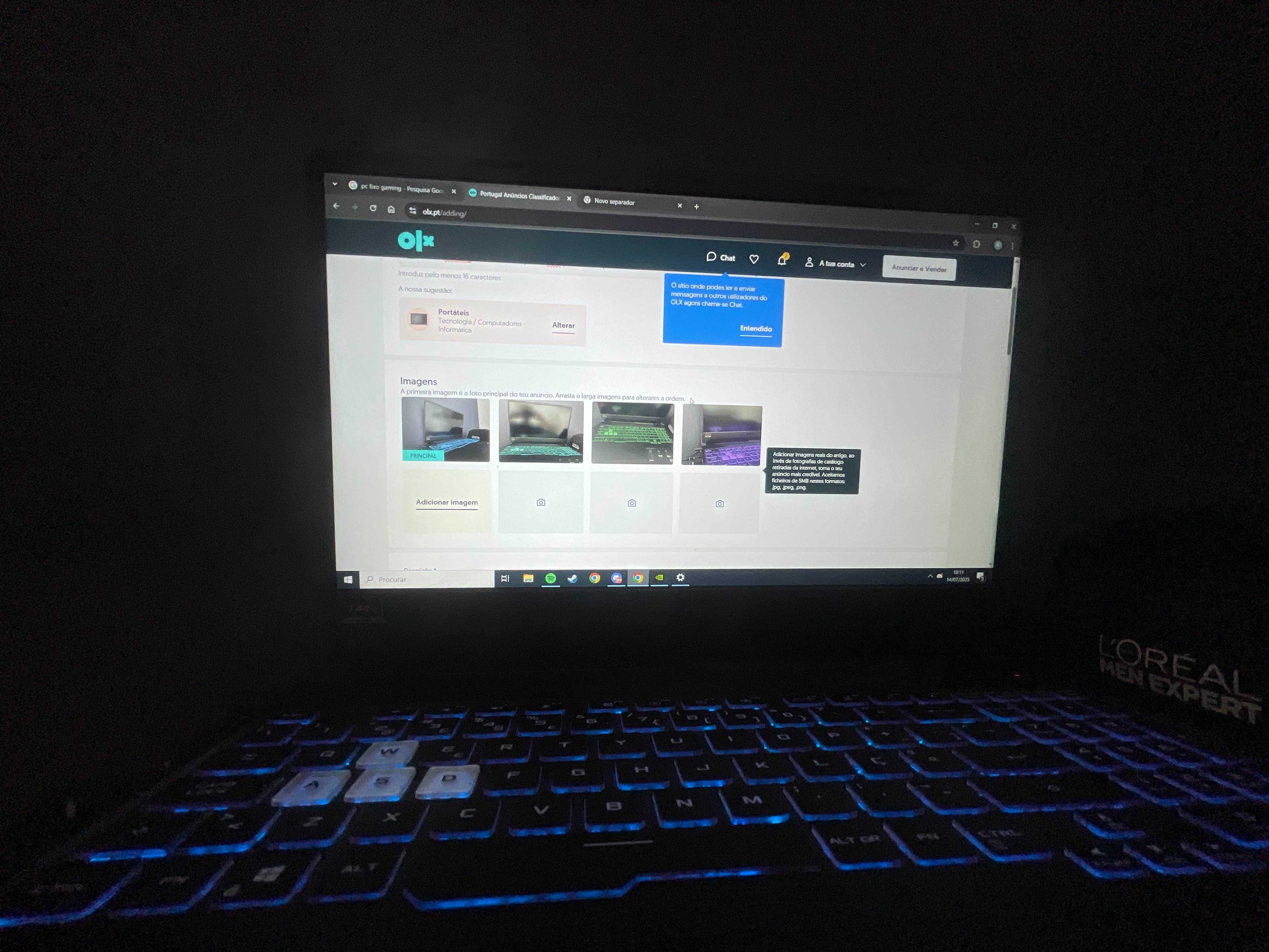 Portátil Gaming com GTX 1650 | i5 10ª Gen | SSD 512GB |