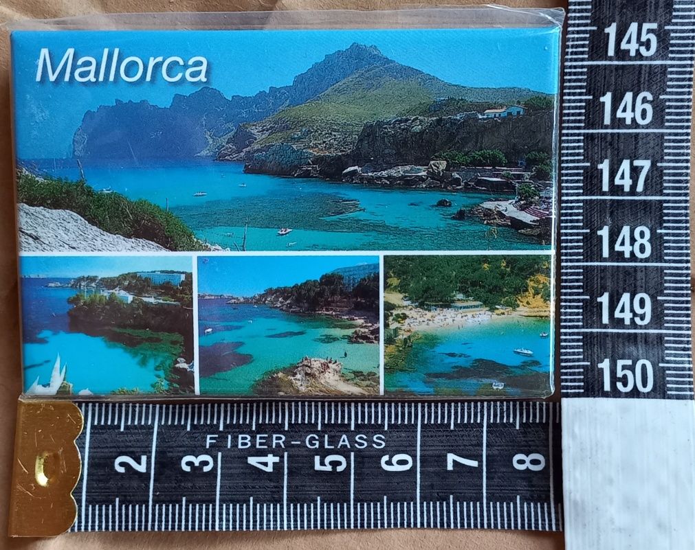 Magnes Majorka Mallorca 8x5,5 cm pamiątka souvenir suwenir na lodówkę