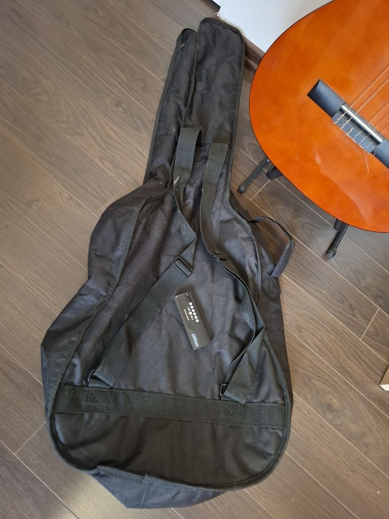 Gitara klasyczna + pokrowiec + stojak + stroik