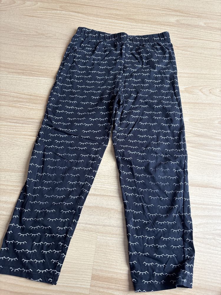 Czarne getry na 128 cm