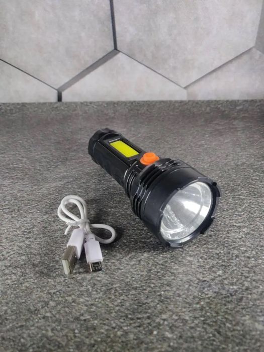 Ліхтар ручний Panther PT- 8915B COB LED  300 Lumen фонарь