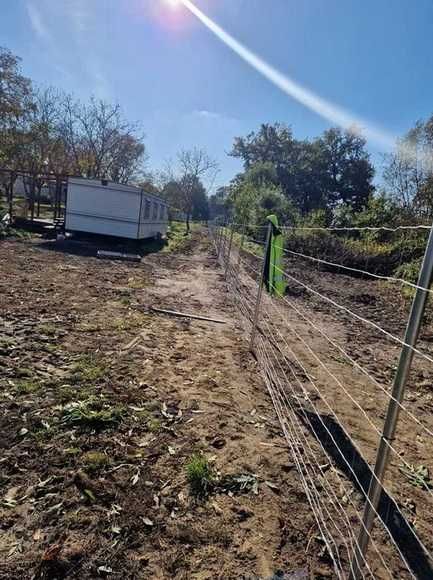 Ogrodzenie z Siatki Leśnej metalowe Tymczasowe / Budowlane Estetyczne