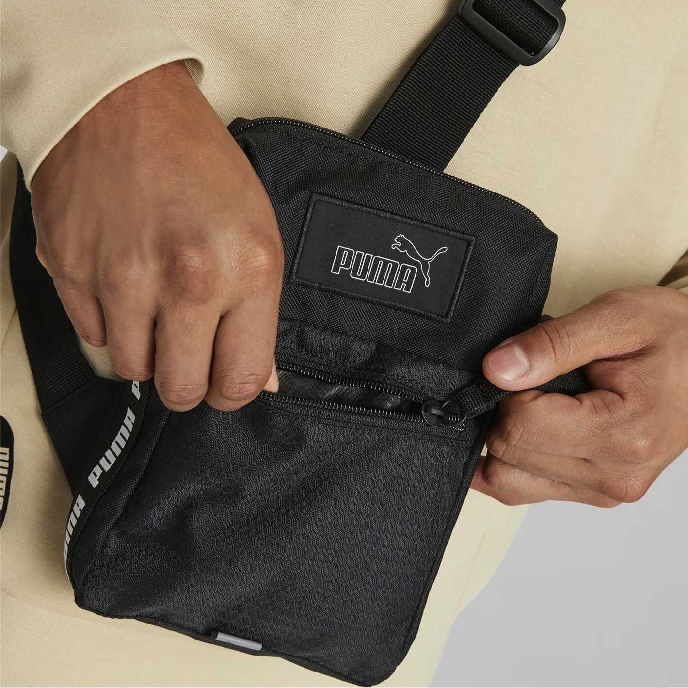 PUMA Evo Essentials Front сумка на плече оригінал чорна месенджер