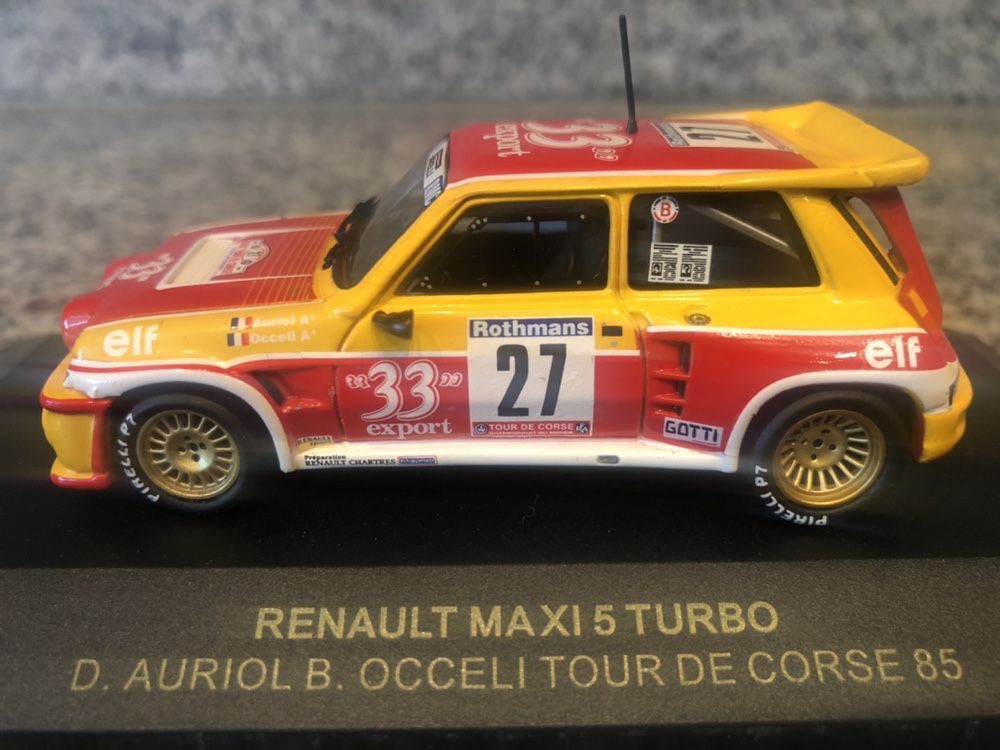 Renault Maxi 5 Turbo / D.Auriol /B.Occeli TOUR de Crose 85 skala 1/43