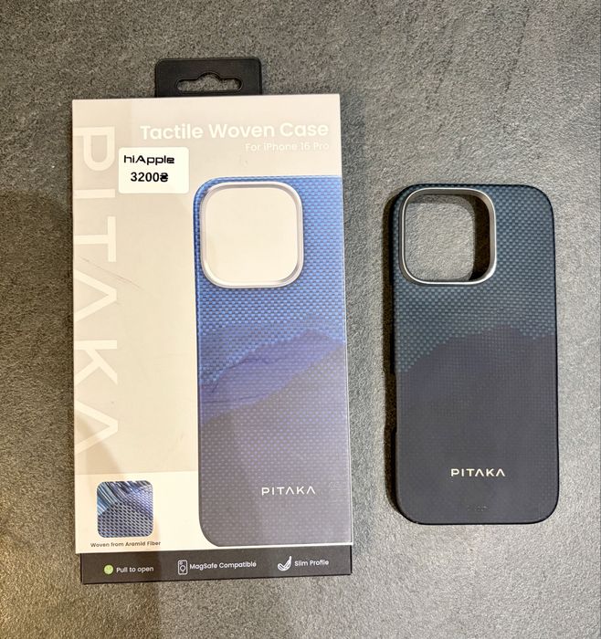Чехол Pitaka Tactile Woven Case для iPhone 16 Pro (KI1601POTH)