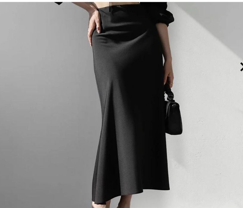 Спідниця міді чорна