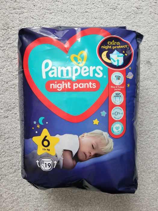 Pieluszki PAMPERS Night Pants, rozmiar 6 (15 + kg)