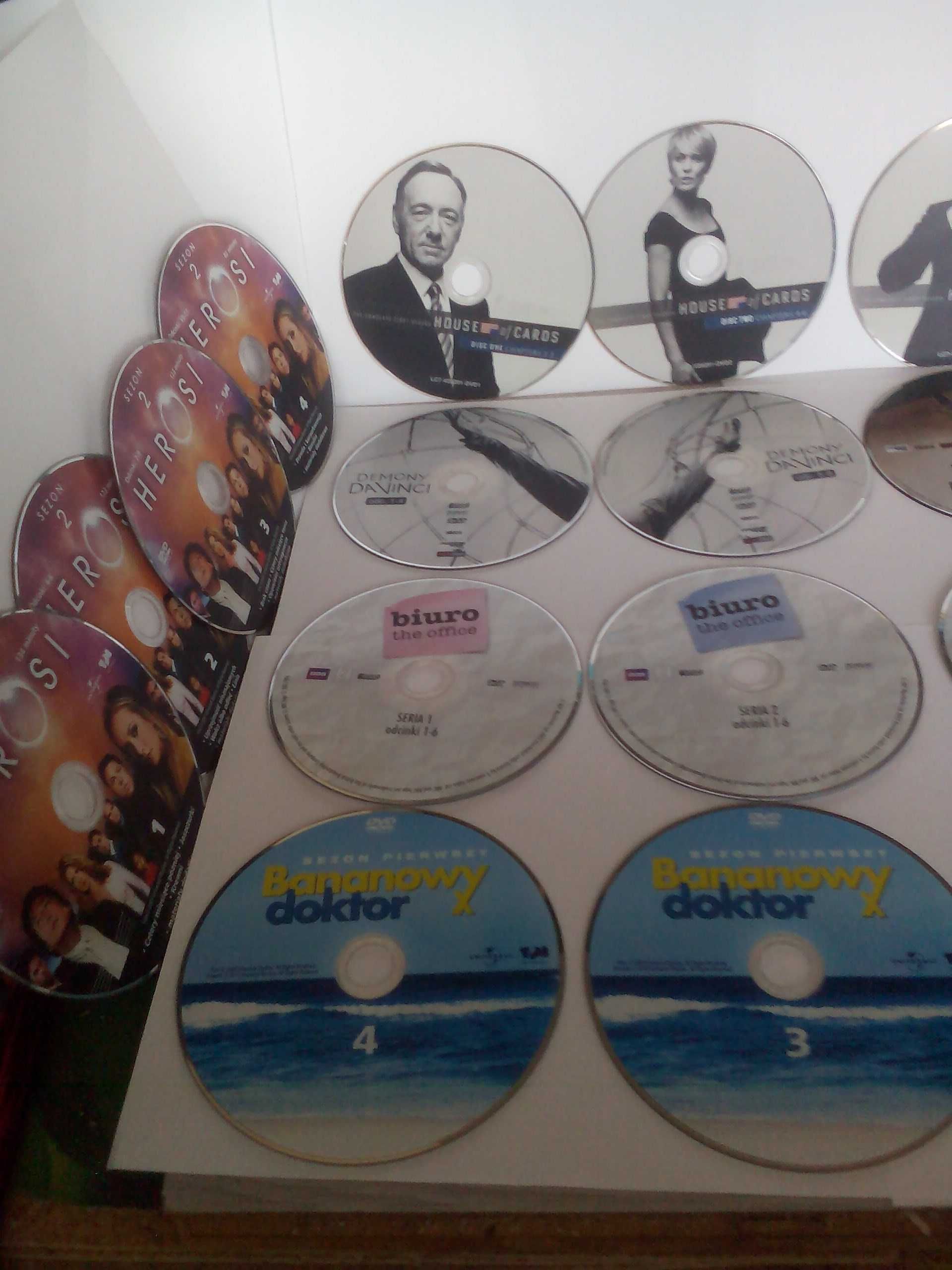 Filmy DVD Seriale: Herosi, House od Cards, Biuro, Bananowy doktor X ..