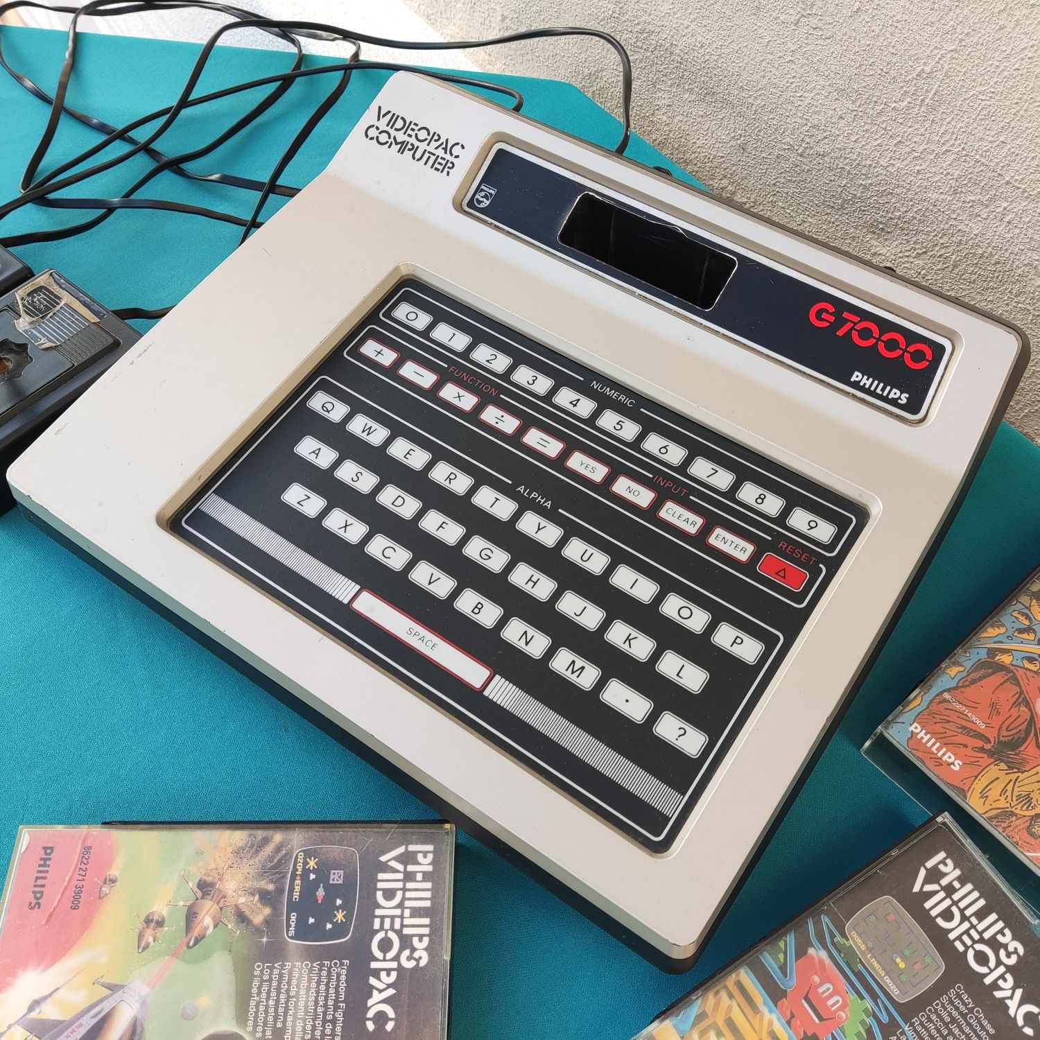 Philips Videopac g7000 (coleção, vintage) + 3 jogos