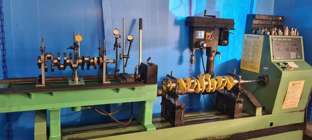 Wyważarka do wałów korbowych itp elementów wirujących