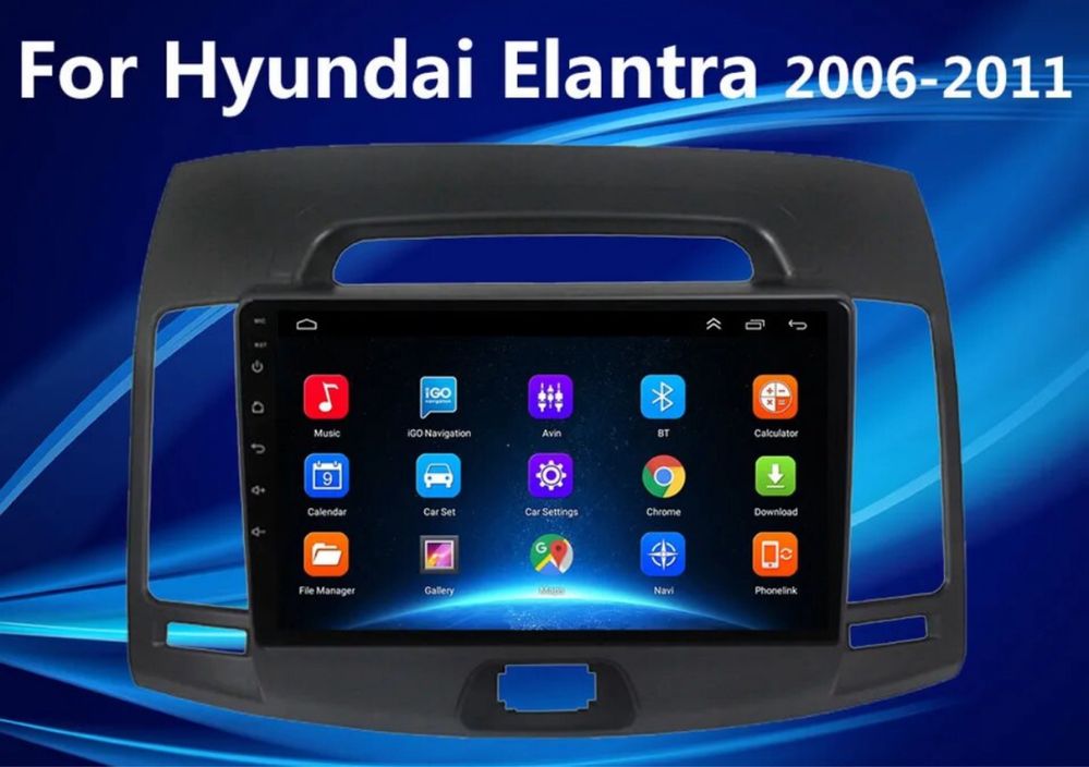 Штатная магнитола Hyundai Elantra Android (2006-2010)