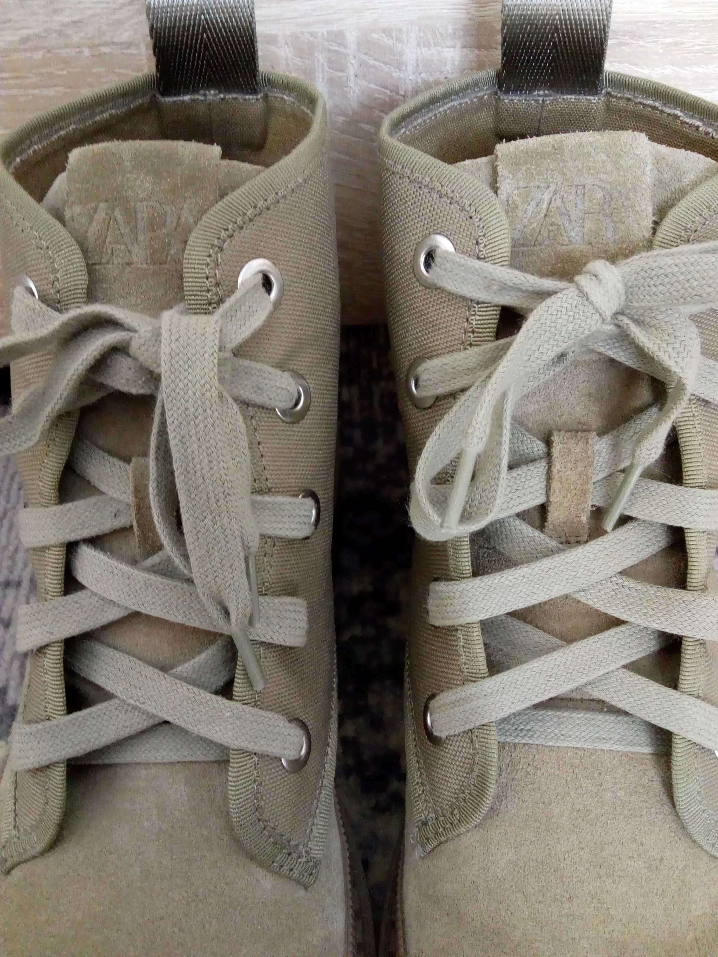 Buty ZARA na pół skórzane r.37 Stan jak nowe