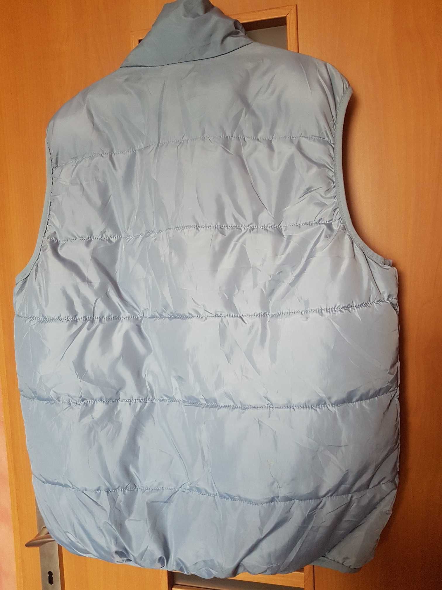 Kamizelka niebieska, błękitna, sinsay, jak nowa, pikowana, S