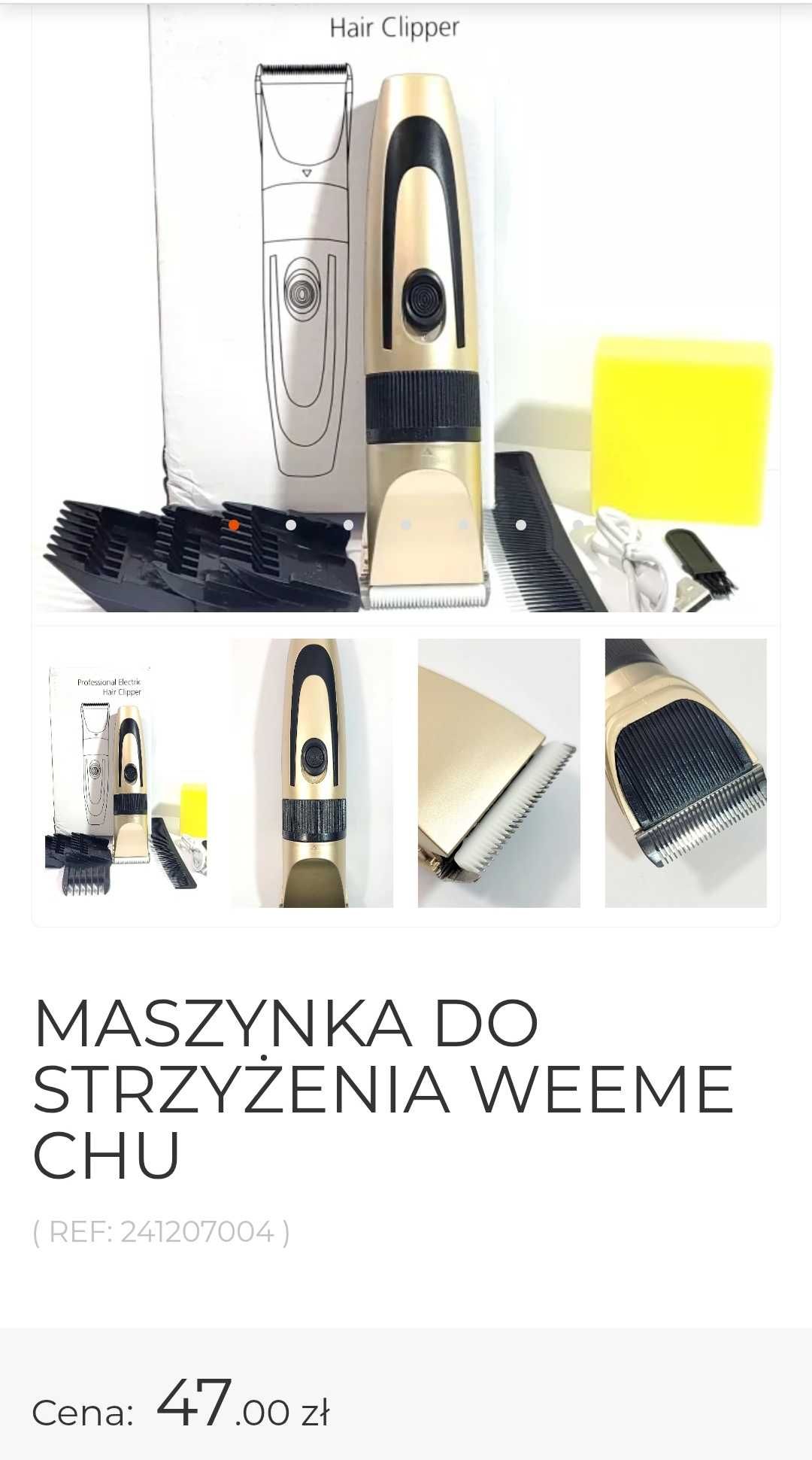 Roller do stóp nowy i maszynka do strzyżenia