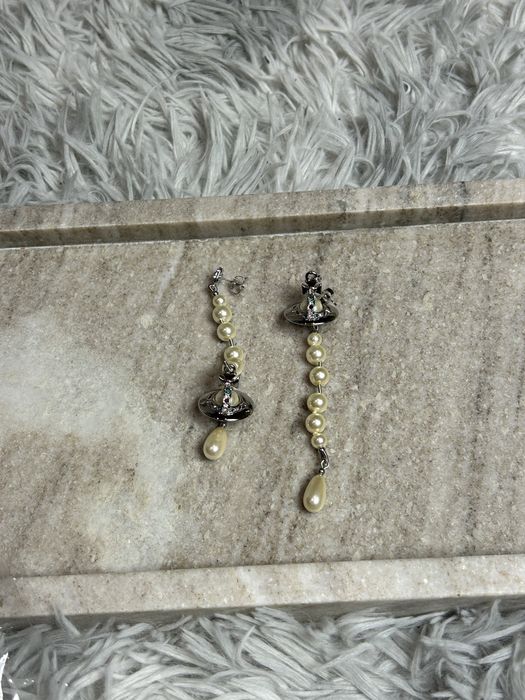 Серьги Vivienne Westwood сережки женские бусы сережки жіночі