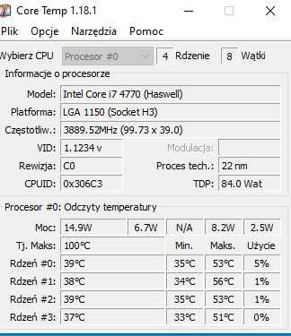 Komputer Dell Optiplex 9020 i7 16GB RAM, 256GB SSD+MSI GTX 1050 Ti 4GB