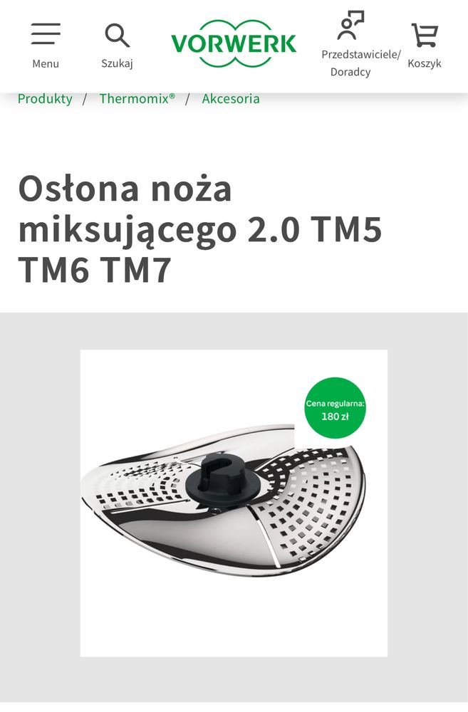 Osłona noża miksującego 2.0 Thermomix