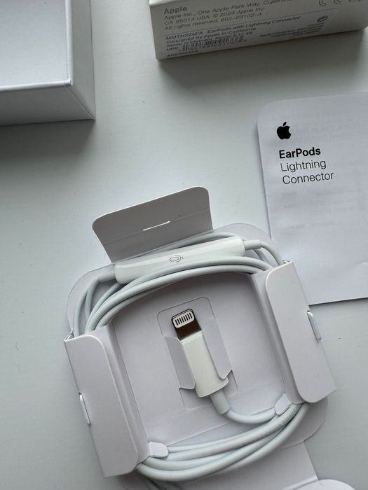 Наушники Apple EarPods Lightning 100% Оригинал Original ЕарПодс 3.5mm