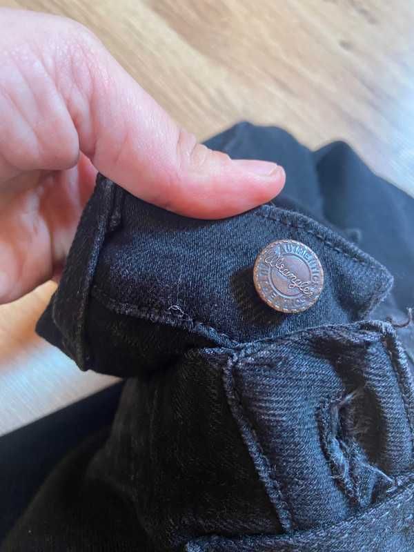 Wrangler s xs roxanne jeansy dzins basic 90s 00s wysoki stan quality