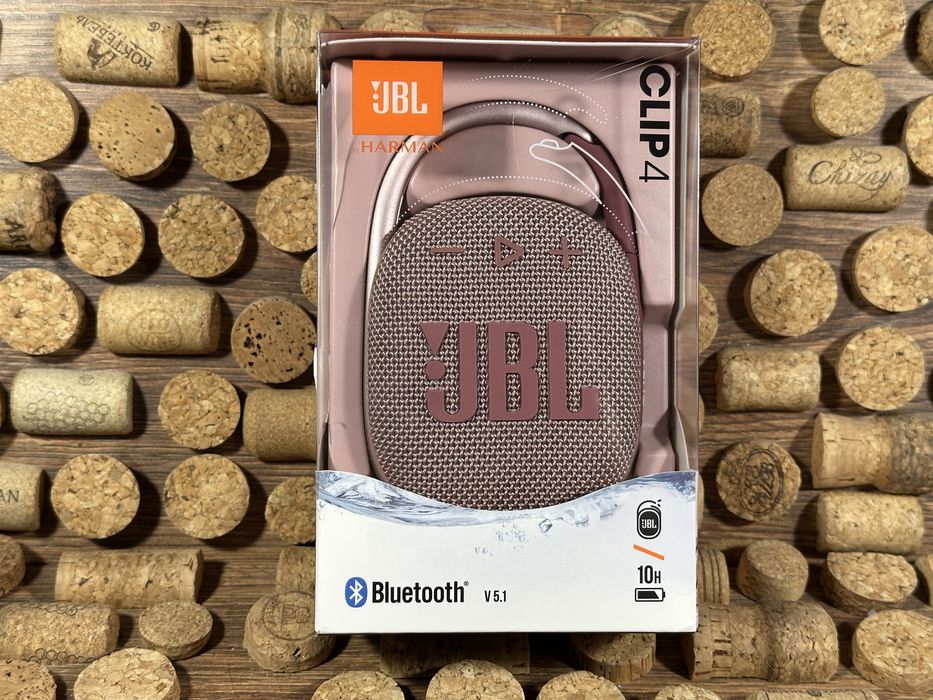 Портативна Bluetooth колонка JBL Clip 4 Pink. Орігінал, Нова!!