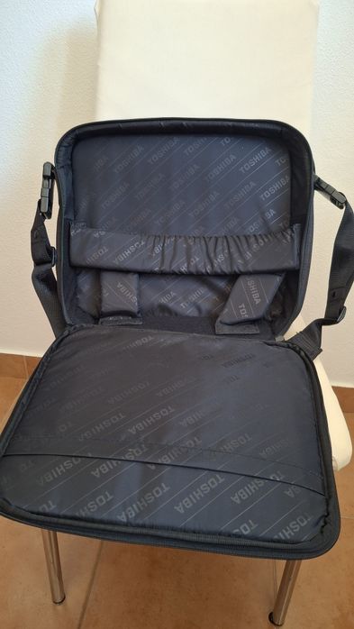 Bolsa para portátil preta, marca Toshiba de alta qualidade