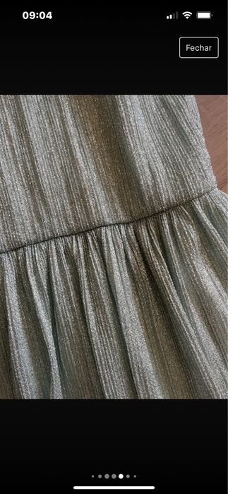 Vestido brilho zara