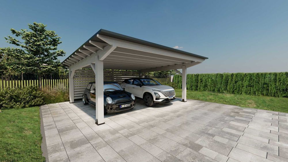 Wiata garażowa drewniana Sevilla 6M