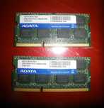 DDR3 ADATA 2GB 2Rx8 PC3-10600S-999 2 szt