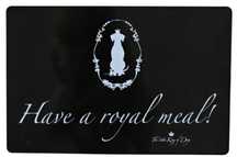 Podkładka Pod Miskę Miski Royal Dog Czarna Trixie