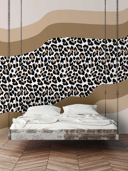Fototapeta Abstrakcja Gepard Łatki Na Ścianę 3D Twój Rozmiar + KLEJ