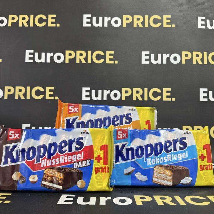 Шоколадні батончики Кноперс/Knoppers 200г