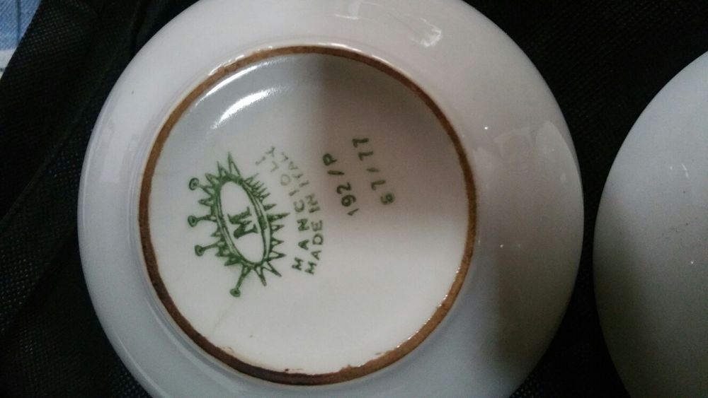 Macioli Made in Italy 2 malgas Antigas Pintadas á mão .