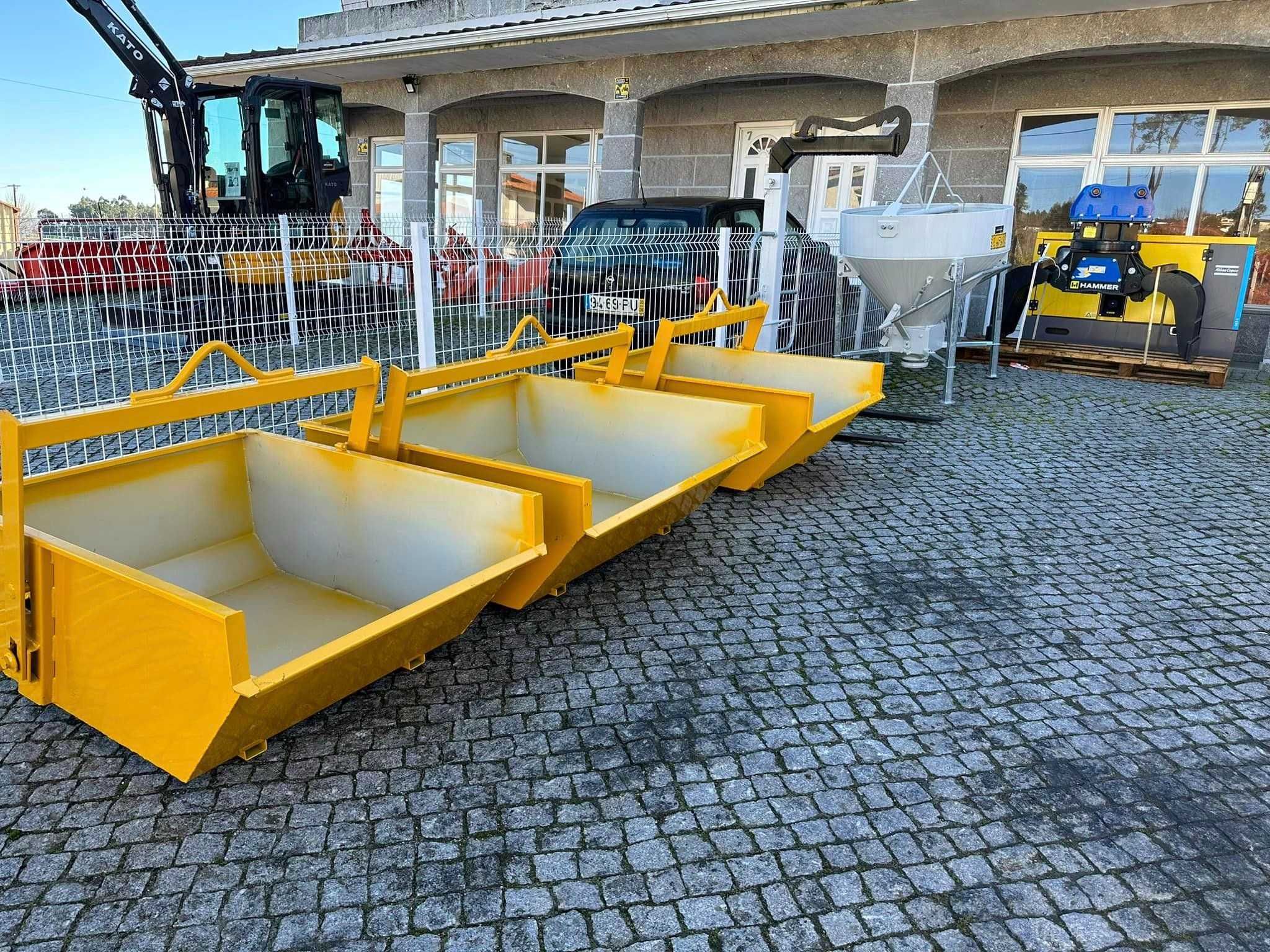 Porta paletes e acessórios para grua 2000 kg extensivel