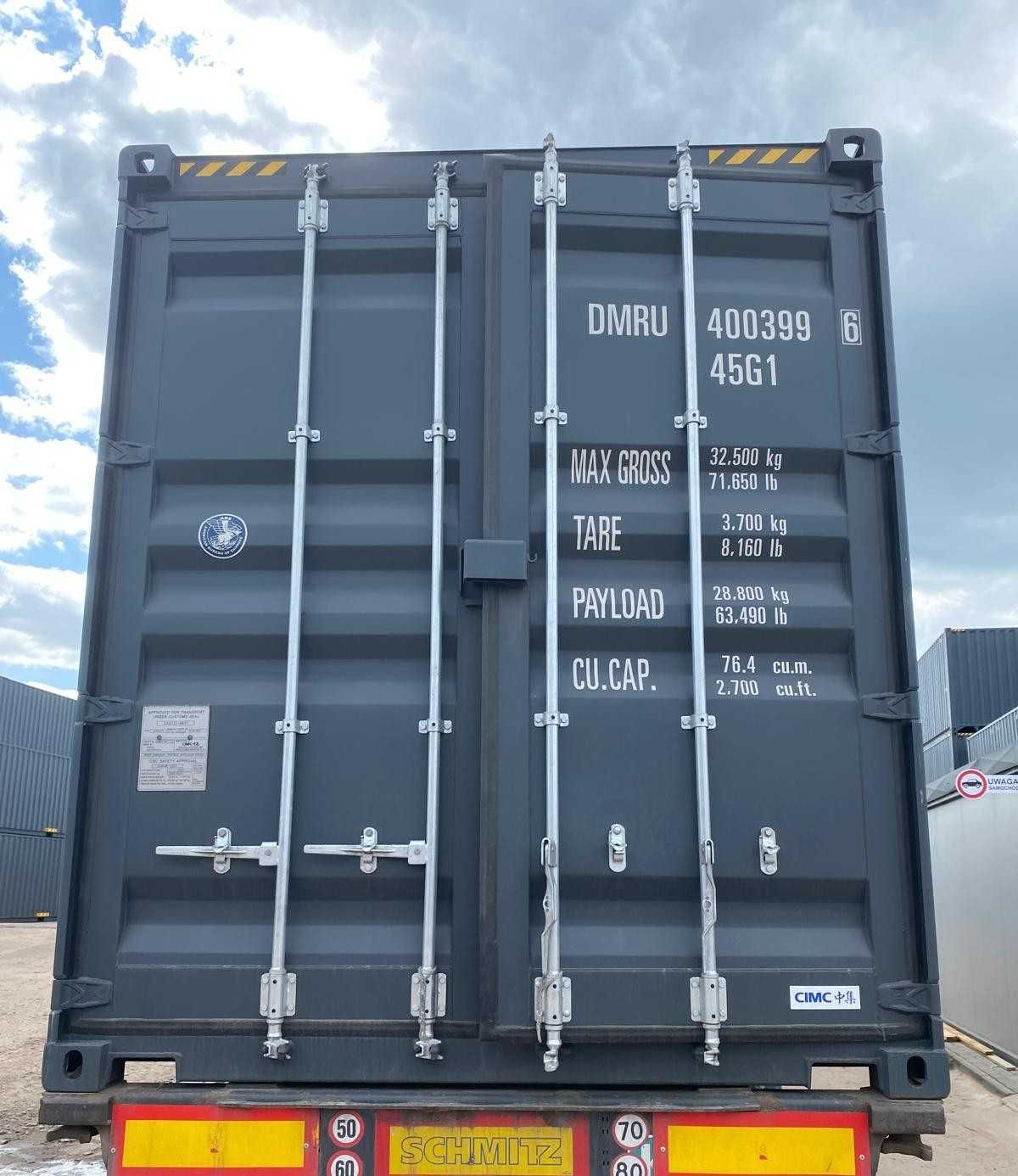 Kontener Morski Magazynowy 12m 40HC Nowy