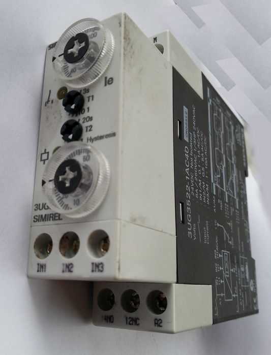 Siemens Simirel 3UG3 3UG3522-1AC40 histereza przebiegu relay